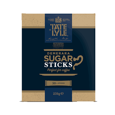 Sukker sticks brunt 1000x2,5gr Demerara Fair Trade