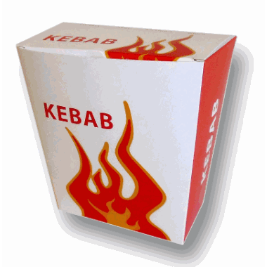 Kebab boks 250stk