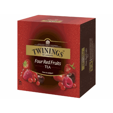 Te TWININGS Fire rde frukter (100)