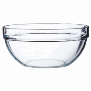 Stablebolle glass 23cm, 2,4 lt