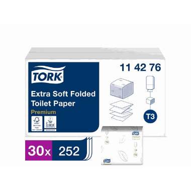 Toalettpapir bulk-tork Premium(30x252ark)