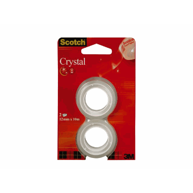 Tape Scotch Crystal 12mmx10m refill (2)