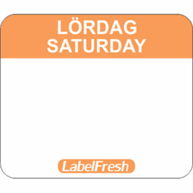 LabelFresh Easy Lrdag, 1000stk. 30x25mm
