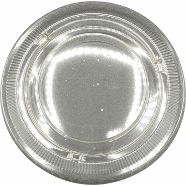 Lokk Plastglass PET 30/40/50cl flat uten hull 95mm