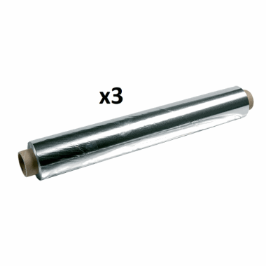 Aluminiumsfolie refill 45x150mtr 14my. 3ruller (719410)