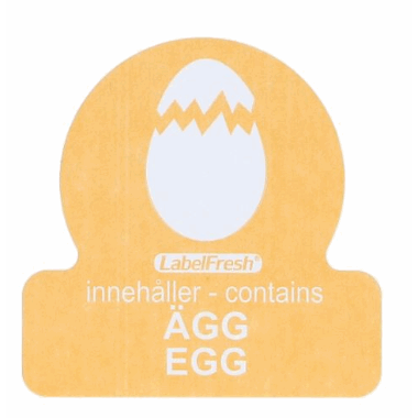 LabelFresh Allergener Egg, 500stk. 30x30mm