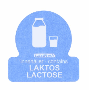 LabelFresh Allergener Laktose, 500stk. 30x30mm
