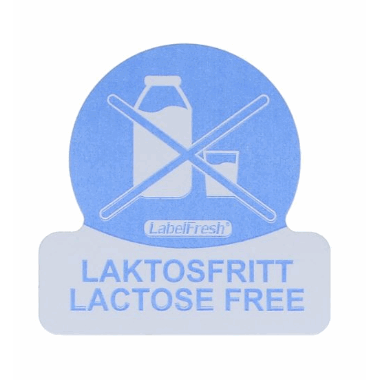 LabelFresh Allergener Laktosefri, 500stk. 30x30mm