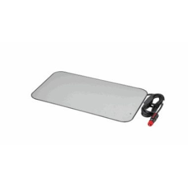 Varmeplate tynn for bil 100W pizzabag/transportboks 50x29cm