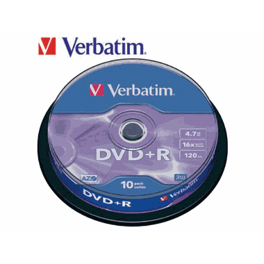 DVD+R  4,7Gb 16x spindle (10)