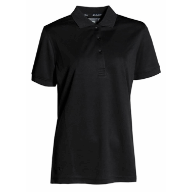 Dame Polo T-Shirt ,Sort Medium, Basic