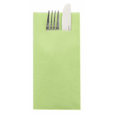 Serviett 40cm Pocket  Apple Green  Basic (300 stk)