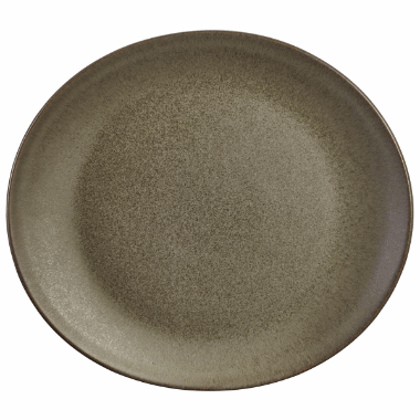 Terra Stoneware Antigo Oval Plate 29.5 x 26cm